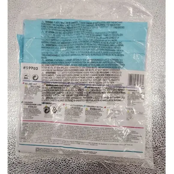 Intex The Wet Set Inflatable Pool Lounge Float 72"x27" Blue 2008 Sealed - Picture 2 of 6